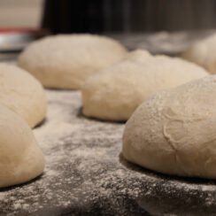 Pizza dough balls