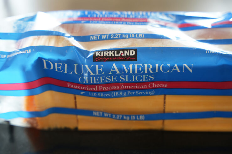 Deluxe American Cheese Slices from Costco